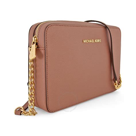 michael kors jet set large crossbody dusty rose|MICHAEL Michael Kors Jet Set Travel Large Crossbody Bag, .